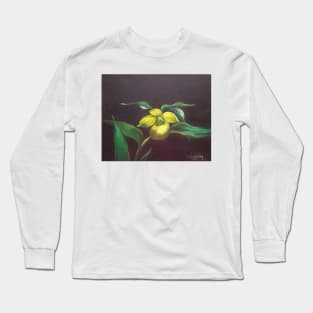 Melo Yellow Orchid Long Sleeve T-Shirt